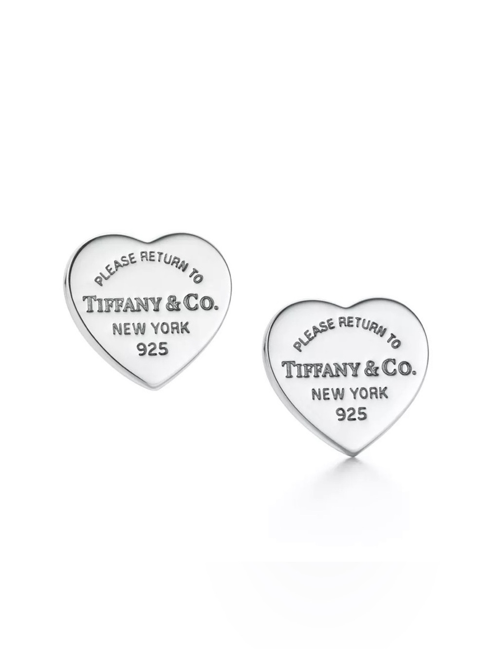 Return to Tiffany® Heart Tag Stud Earrings in Silver, Mini